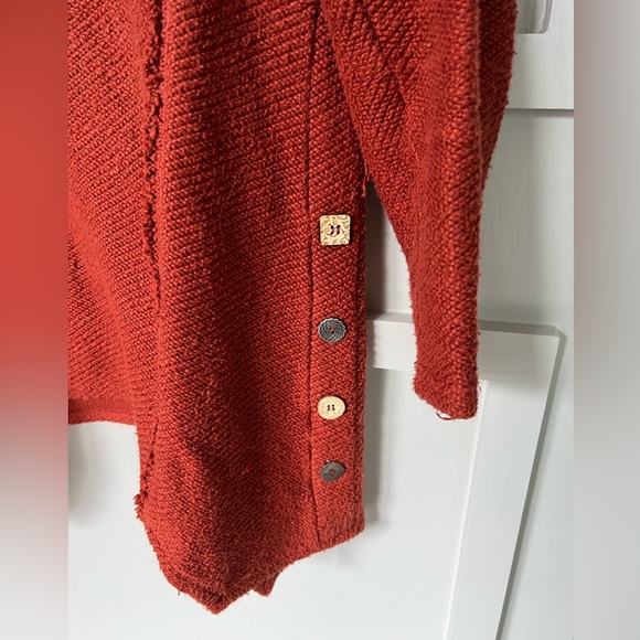 SOFT SURROUNDINGS  burnt orange women’s pullover knit sweater small - Picture 5 of 8